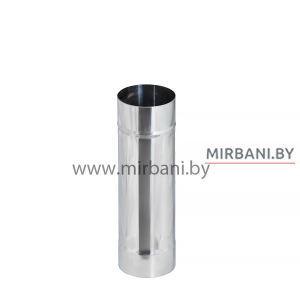 Дымоход из нержавеющей стали L= 500мм